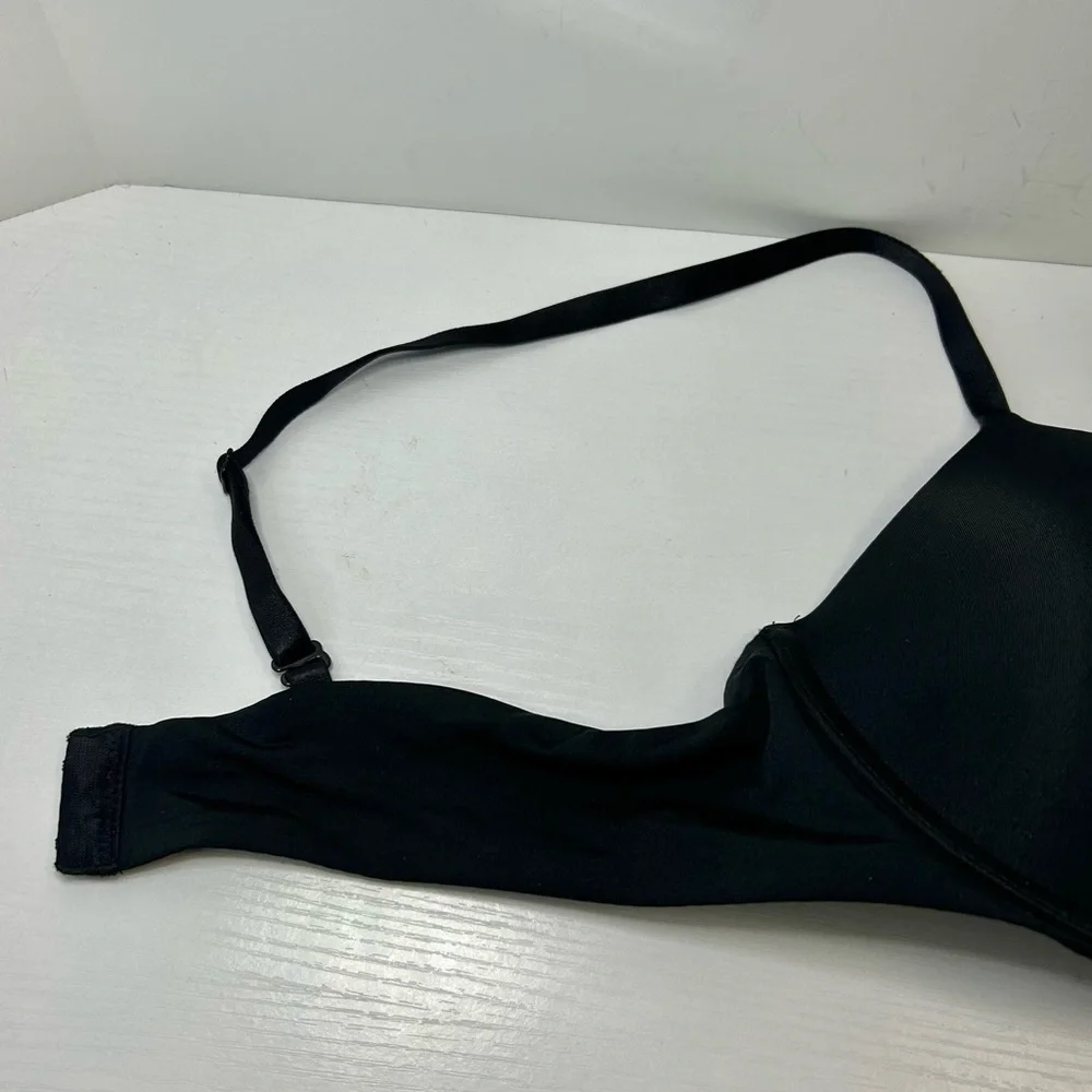 Soma Ravishing Plunge Push Up Adjustable Strap Black Bra 36B